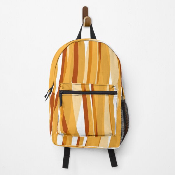 Artikelvorschau, Abstract Waves Stripes Pattern #10 Golden Yellow entworfen und verkauft von bubblyshades.