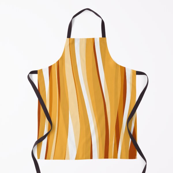 Artikelvorschau, Abstract Waves Stripes Pattern #10 Golden Yellow entworfen und verkauft von bubblyshades.
