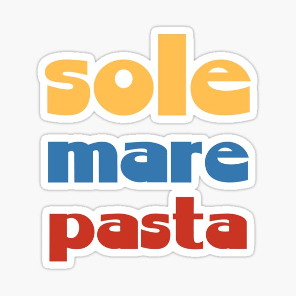 Item preview, Sole, Mare, Pasta - Sun, Sea, Pasta designed and sold by Belcordi.