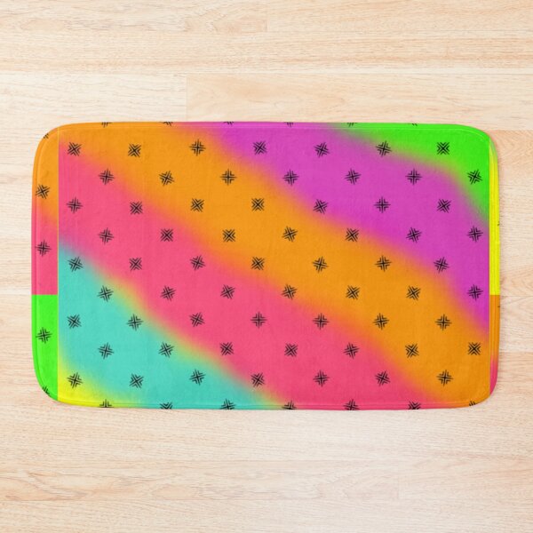 Item preview, Black Diamond Polka Dots on a Tie Dye Stripes Background, Large Sized Repeating Pattern designed and sold by Nicolette Olivier.