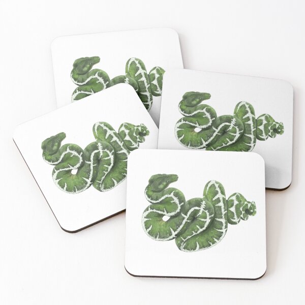 Item preview, Big green snake designed and sold by CLBArtDesign.