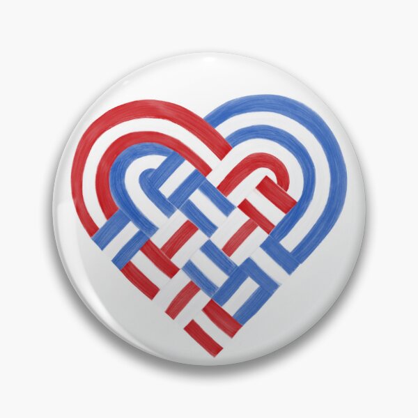 Item preview, Woven Heart Red White Blue USA designed and sold by JoyfulJen.