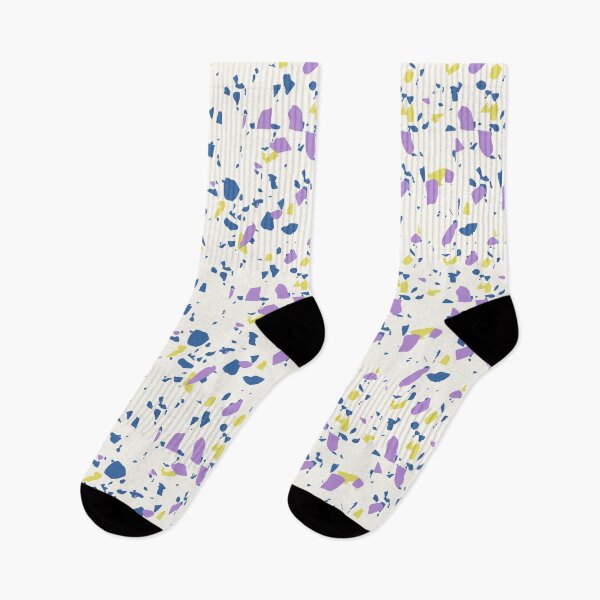 Item preview, Terrazzo Pattern, yellow and purple designed and sold by Oussamamehenni.