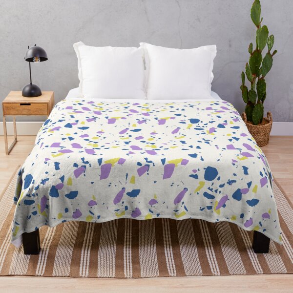 Item preview, Terrazzo Pattern, yellow and purple designed and sold by Oussamamehenni.