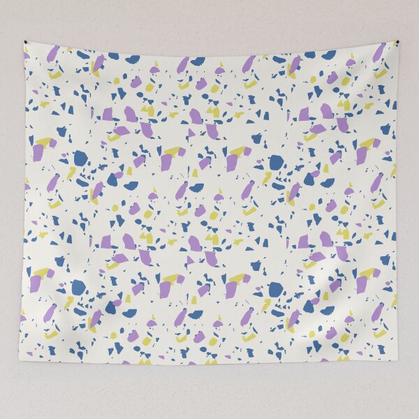 Item preview, Terrazzo Pattern, yellow and purple designed and sold by Oussamamehenni.