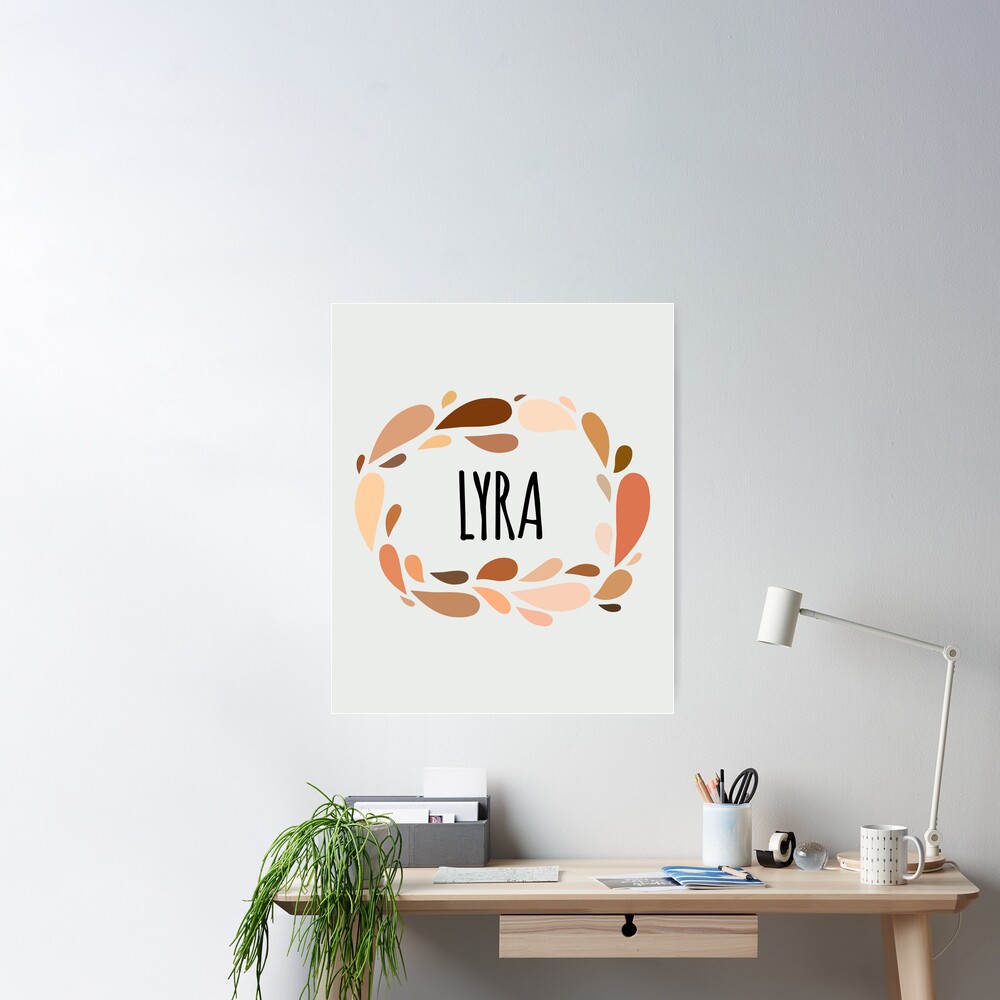 Lyra Girls Name Poster for Sale by jeallan