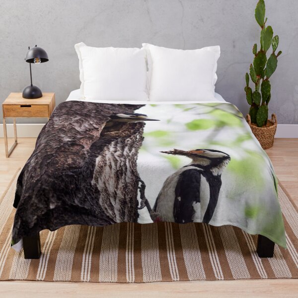 Item preview, Early summer activities. Great spotted woodpecker designed and sold by Jouko Lehto Photography.