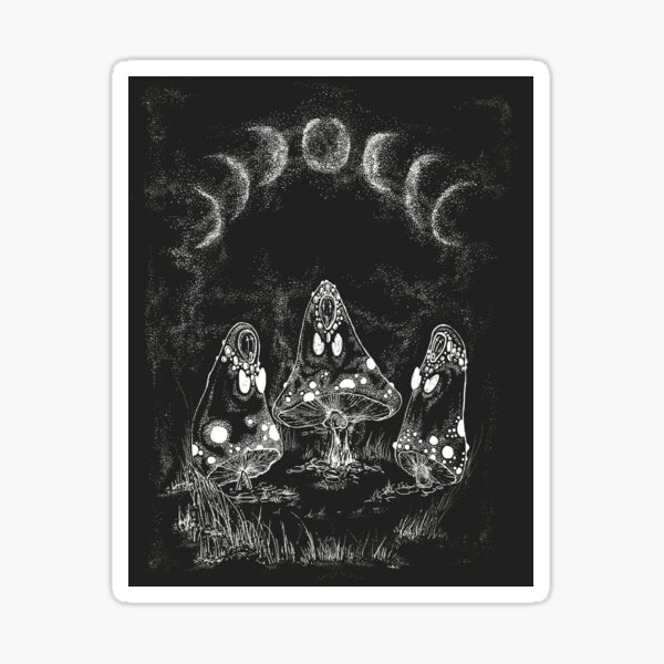 Moon shroom mistress's Sticker