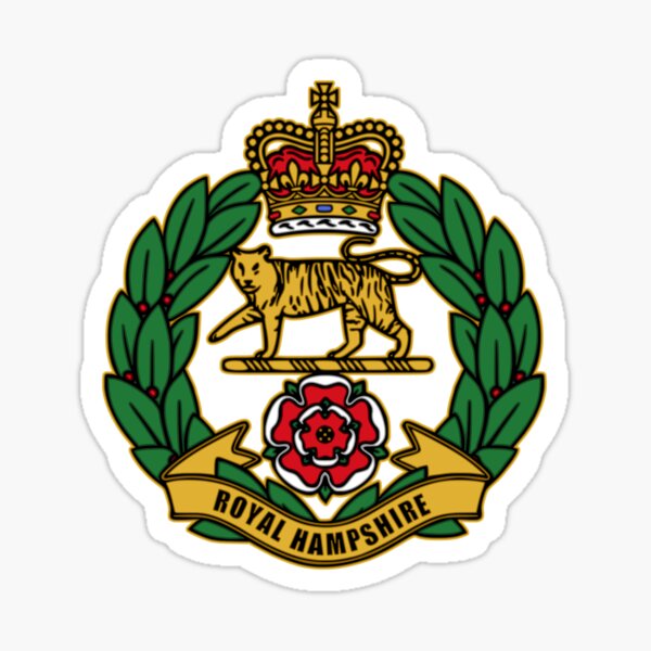 Item preview, Royal Hampshire Regiment designed and sold by sirglennbo.