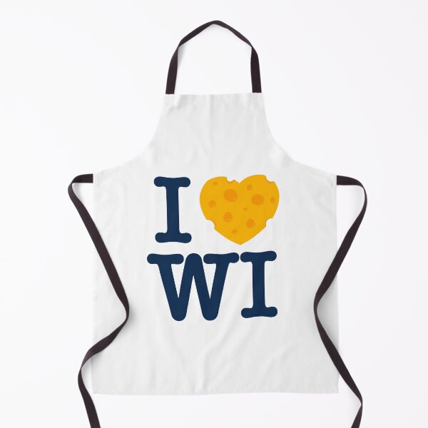 Item preview, I Love Wisconsin - I heart WI with Cheese - Milwaukee Blue designed and sold by abowersock.