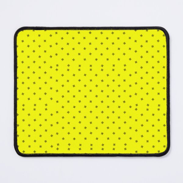 Item preview, Black Diamond Polka Dot Pattern on a Yellow Background Small Sized Repeating Pattern designed and sold by Nicolette Olivier.