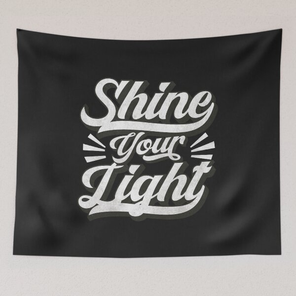 Item preview, Shine your light - inspirational Quote designed and sold by VichallanStudio.