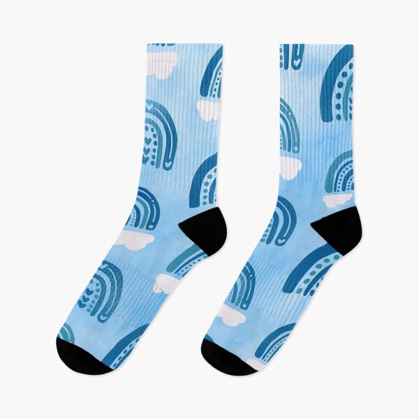 Item preview, Blue rainbow pattern designed and sold by CutieAnimals.