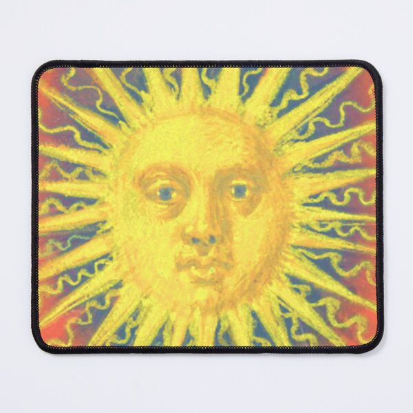 Item preview, Blazing Sun From Splendor Solis Illuminated Manuscript by Salomon Trismosin - 1582 designed and sold by IridescentSea.