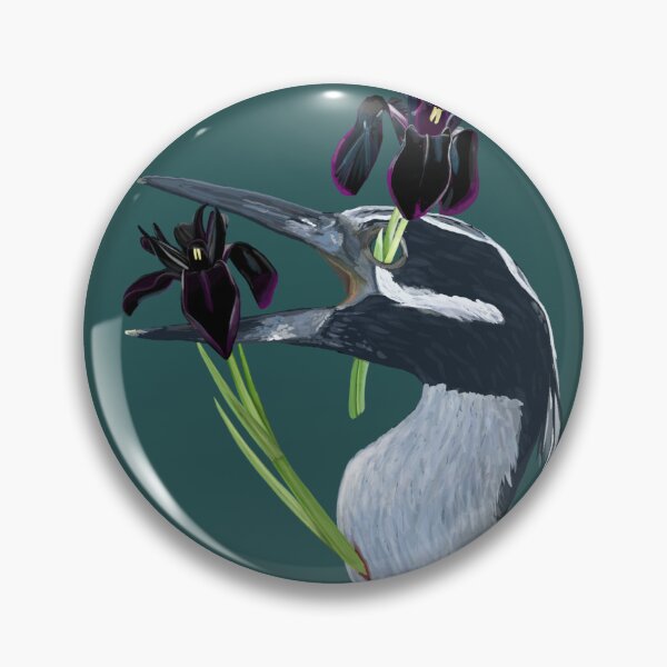 Item preview, Night heron iris designed and sold by CLBArtDesign.
