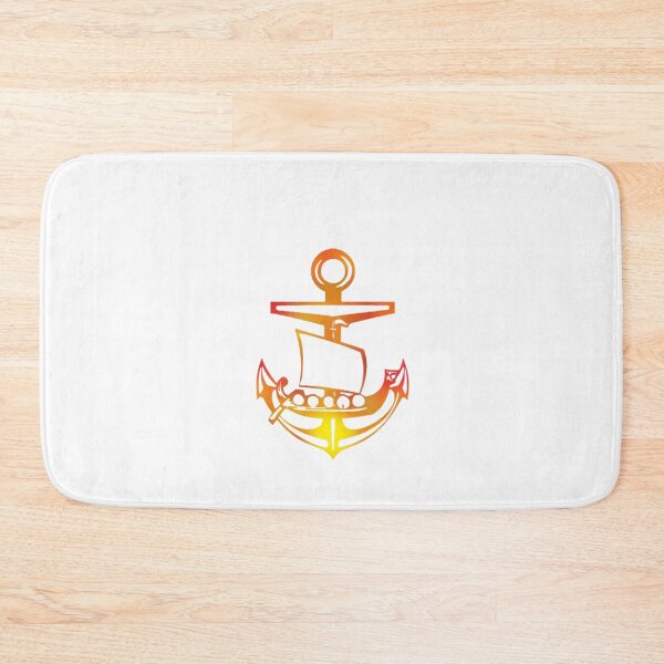 Item preview, Flames Viking ship and Anchor designed and sold by Dead1bird.