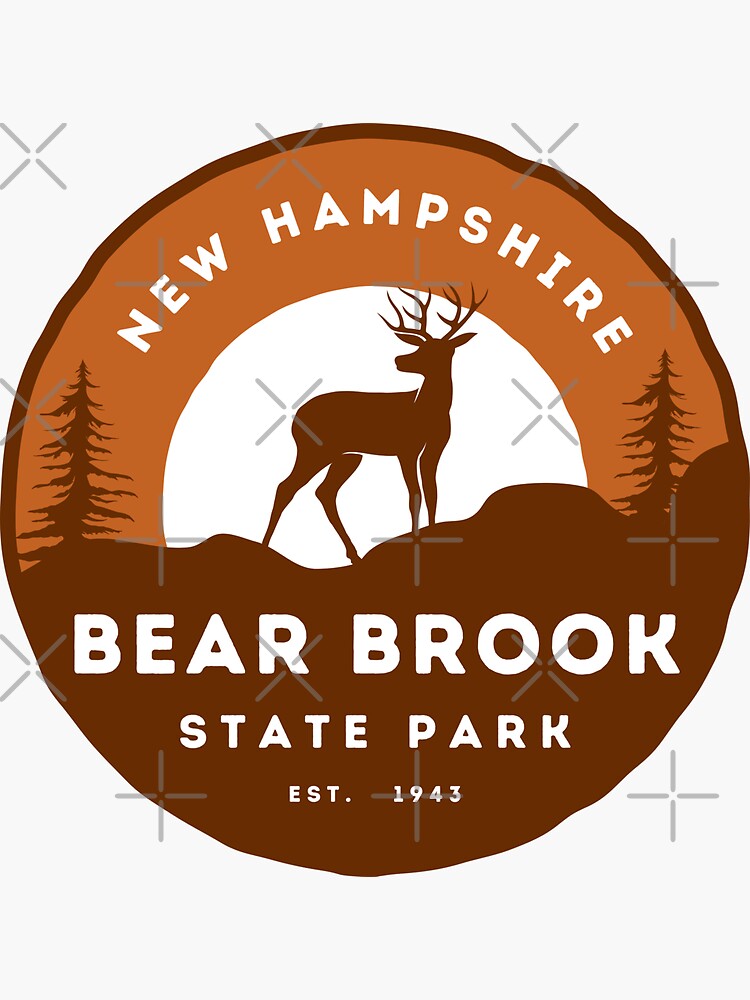 "Bear Brook State Park, New Hampshire" Sticker for Sale by DurarStore