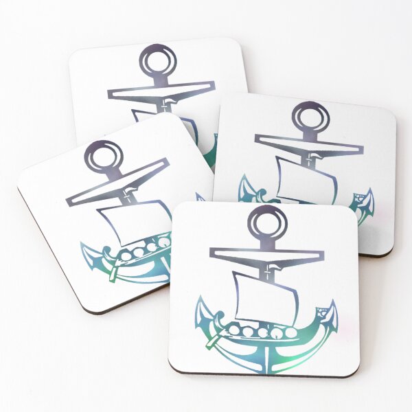 Item preview, Stormy Sea's Viking ship and Anchor designed and sold by Dead1bird.
