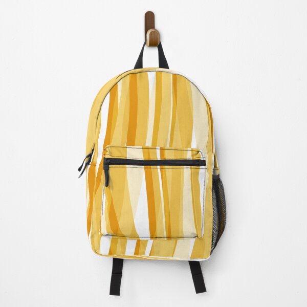 Artikelvorschau, Abstract Waves Stripes Pattern #11 Bright Yellow entworfen und verkauft von bubblyshades.