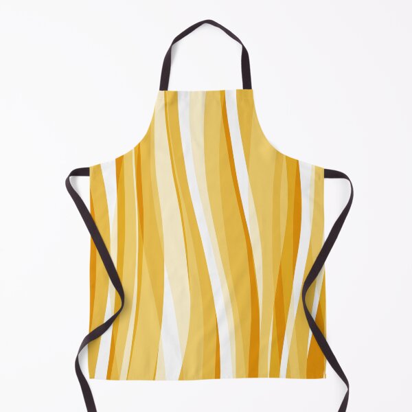 Artikelvorschau, Abstract Waves Stripes Pattern #11 Bright Yellow entworfen und verkauft von bubblyshades.