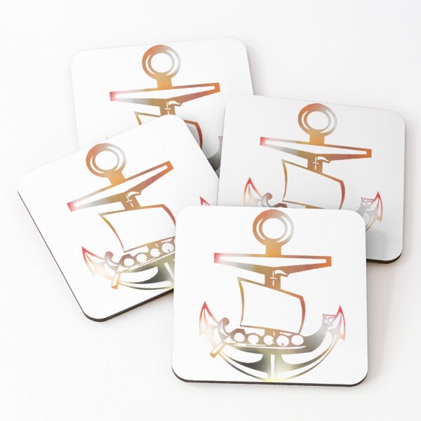 Item preview, Sunburst Viking ship and Anchor designed and sold by Dead1bird.
