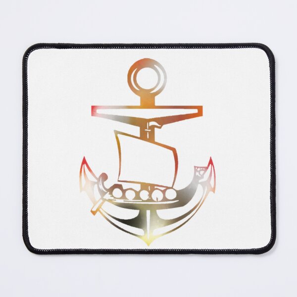 Item preview, Sunburst Viking ship and Anchor designed and sold by Dead1bird.