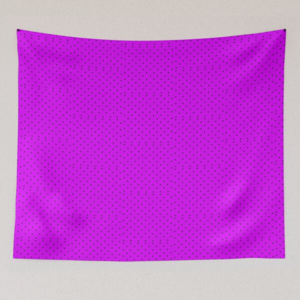 Item preview, Black Diamond Polka Dot Pattern on a Purple Background Small Sized Repeating Pattern designed and sold by Nicolette Olivier.