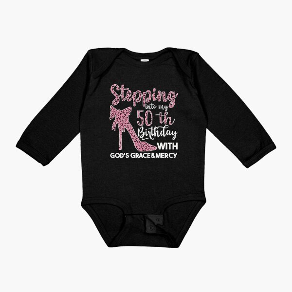 Item preview, Birthday Gifts For Women | Stepping Into My 50th Birthday With Gods Grace And Mercy | 50th Birthday designed and sold by AMINE  ★★★★★.