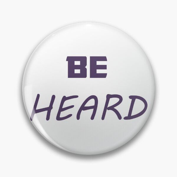 Item preview, Be Heard designed and sold by LeaveHeardAlone.