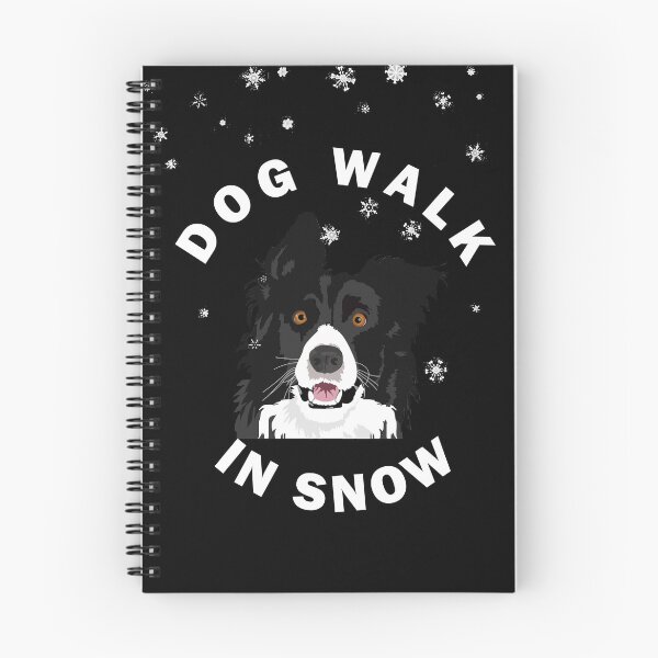Item preview, Border Collie Dog Walk In Snow designed and sold by apuppyfeed.
