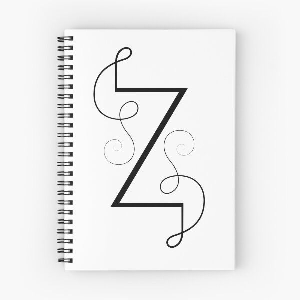 Item preview, Calligraphic letter Z with flourishes of decorative whorls designed and sold by MadinaFatt.