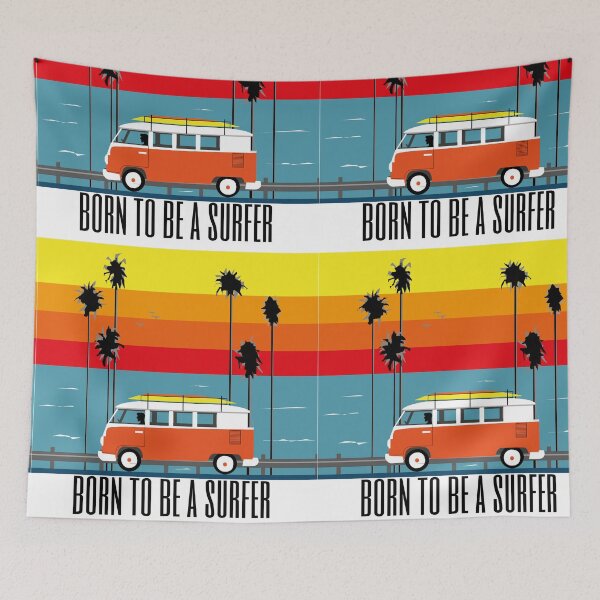 Item preview, Born to Be a Surfer designed and sold by SerafinDesign.