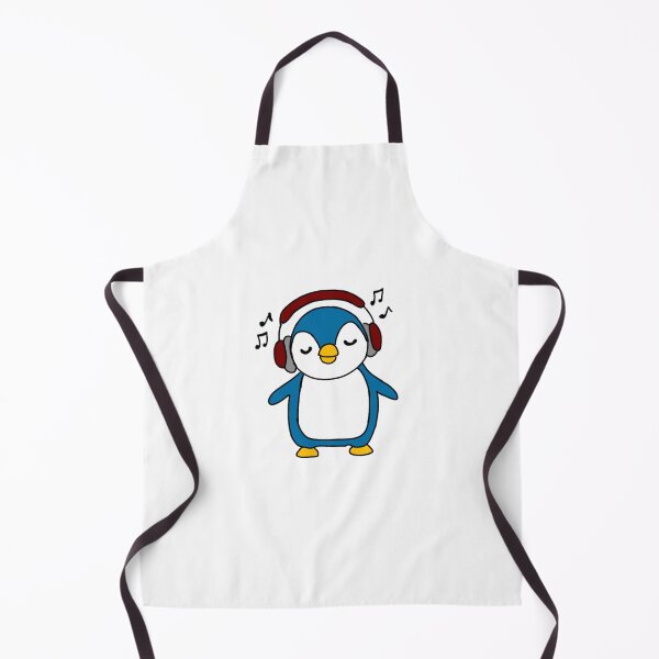 Item preview, Music listening penguin designed and sold by Puchi Evans.