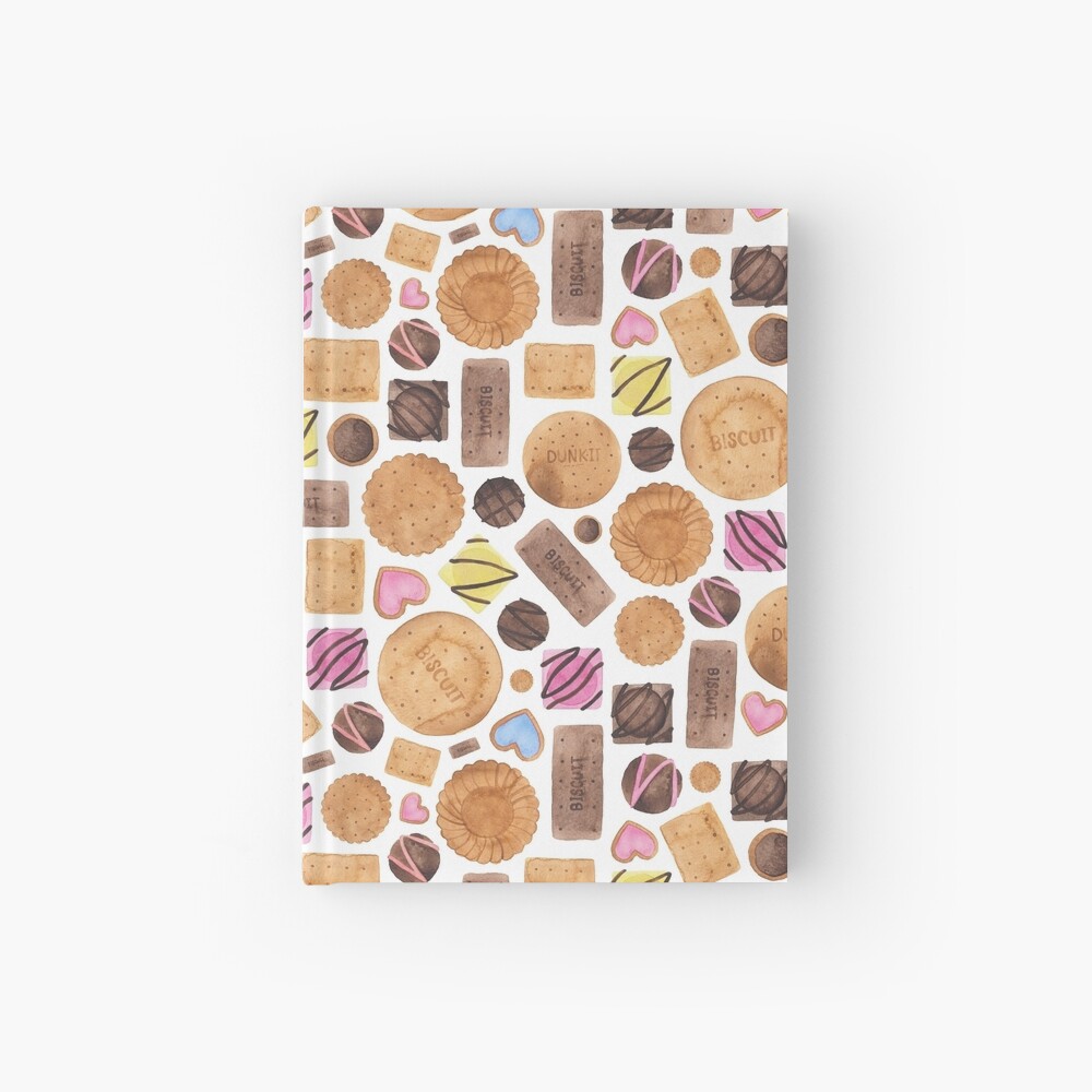Selection of Sweets, Candy, Cakes and Biscuits Hardcover Journal