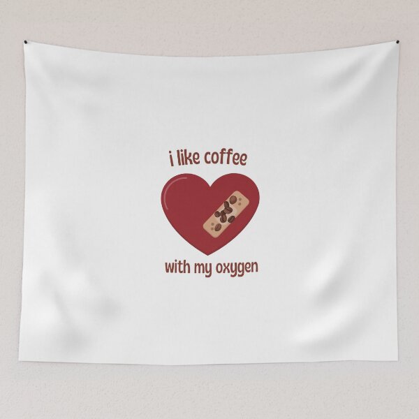 Item preview, I Like Coffee With My Oxygen \ anime boy designed and sold by OurShop00.