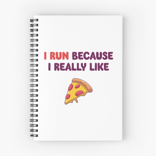 Item preview, I Run Because I Really Like Pizza designed and sold by Designer-Drang.