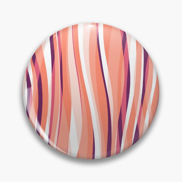 Artikelvorschau, Abstract Waves Stripes Pattern #13 Coral Pink entworfen und verkauft von bubblyshades.