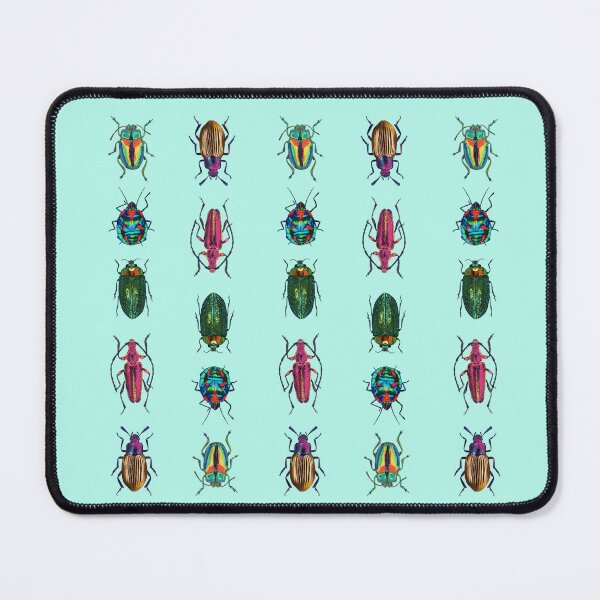 Item preview, Beetles on blue designed and sold by CLBArtDesign.