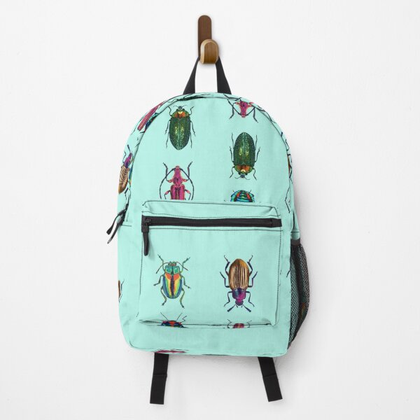 Item preview, Beetles on blue designed and sold by CLBArtDesign.