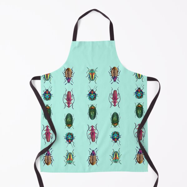 Item preview, Beetles on blue designed and sold by CLBArtDesign.