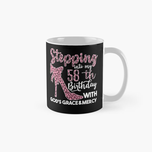 Item preview, Birthday Gifts For Women | Stepping Into My 58th Birthday With Gods Grace And Mercy | 58th Birthday designed and sold by AMINE  ★★★★★.