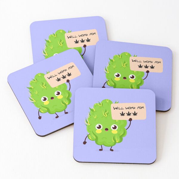 Aperçu de l'œuvre Worker Buddy - Nug Buddies - Pépites de cannabis créée et vendue par CabbageNClouds.