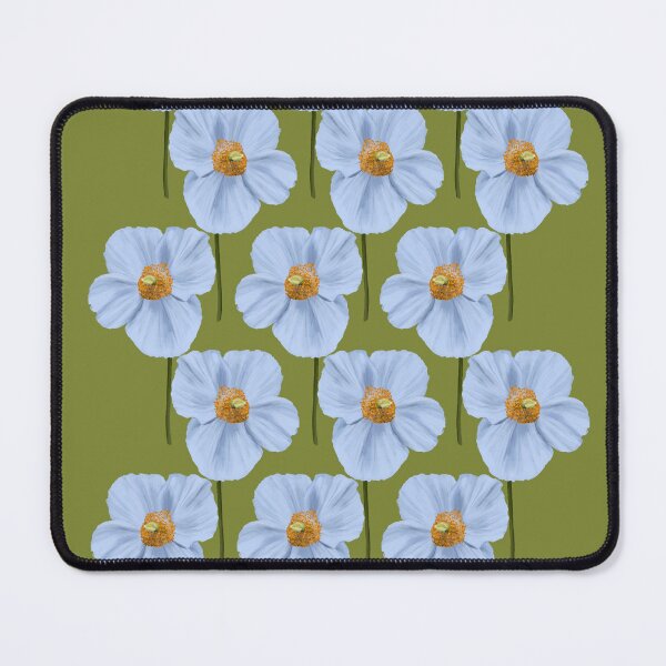 Item preview, Himalayan poppy, pea green designed and sold by CLBArtDesign.