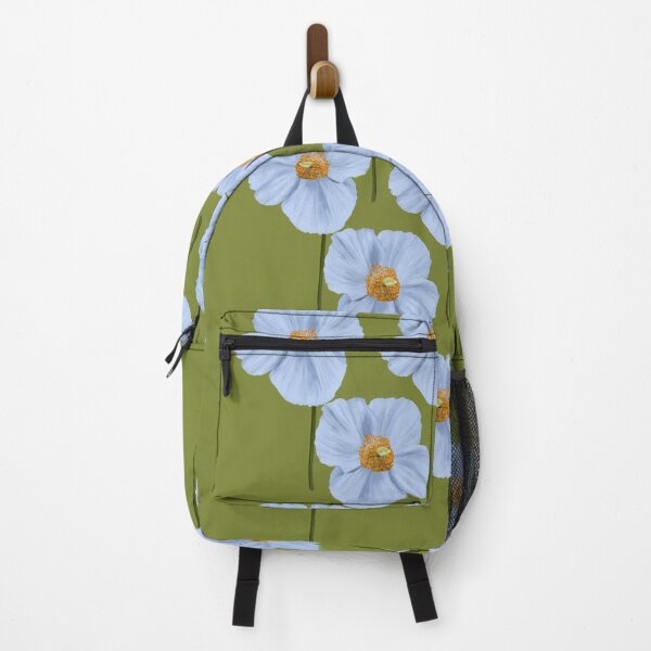 Item preview, Himalayan poppy, pea green designed and sold by CLBArtDesign.