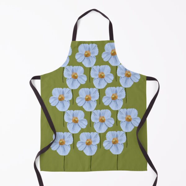 Item preview, Himalayan poppy, pea green designed and sold by CLBArtDesign.