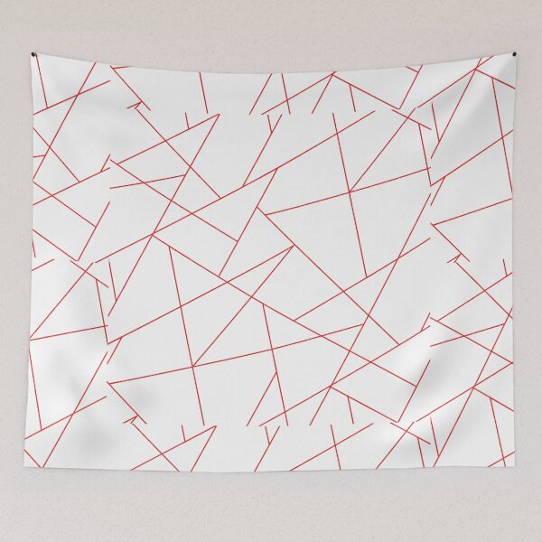 Item preview, Red Abstract Geometric 2022 Seamless Pattern designed and sold by tagmoj.