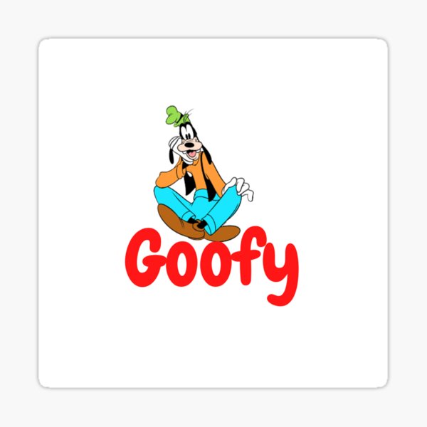 Goofy Sticker