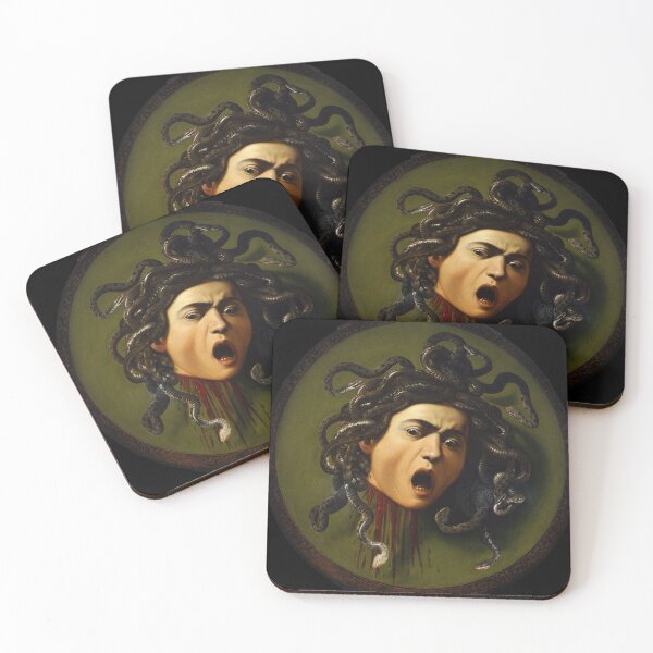 Item preview, Medusa (1597-1598) Caravaggio Artwork designed and sold by MellowSphere.