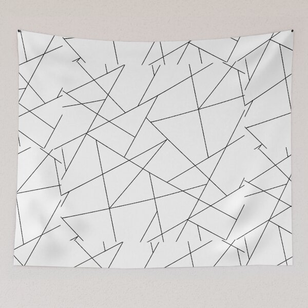 Item preview, Black Abstract Geometric 2022 Seamless Pattern designed and sold by tagmoj.