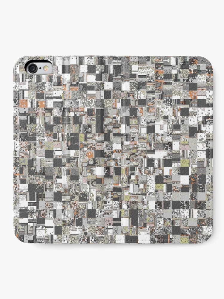 Alternate view of Geometric Jumble of Colors And Textures iPhone Wallet
